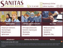 Tablet Screenshot of cmsanitas.pl